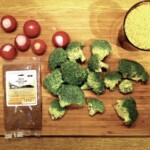 Kurczak z brokułami i kaszą bulgur składniki