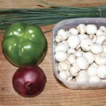 świeże warzywa na blacie kuchennem