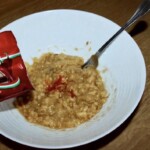 mus bananowy w misce