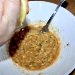 mus bananowy w misce