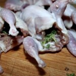 Przepiórki pieczone z boczkiem