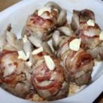 Przepiórki pieczone z boczkiem