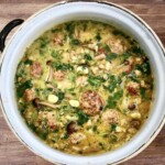 Pulpety cielęce duszone z warzywami i czosnkiem