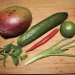 Salsa z mango ogórka i limonki składniki