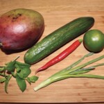 salsa z mango ogórka i limonki składniki