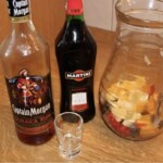 Sangria lekkie wino na lato z owocami
