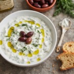 tzatziki sos podany w misce