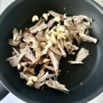 wieprzowina długi pieczona i szarpana na patelni