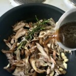 wieprzowina długi pieczona i szarpana na patelni