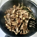 wieprzowina długi pieczona i szarpana na patelni