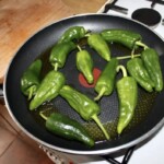 Zielone papryczki z Padron smażone na oliwie