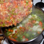 Zupa minestrone z mrożonych warzyw