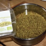 w garnku moczy się fasola mung