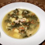 Zupa z jarmużem na kurczaku