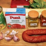 zupa z porem ciecierzycą i chorizo składniki