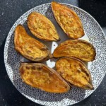 bataty pieczone w naczyniu żaroodpornym