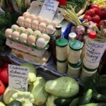 jajka wiejskie na straganie