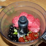 przygotowanie w malakserze farszu do palmierów