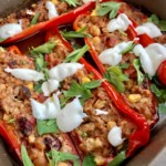 Papryka pieczona faszerowana tuńczykiem