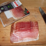 cienkie plasterki szynki szwarcwaldzkiej