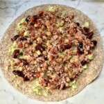 Quesadilla z tuńczykiem sałatkowym w warzywach