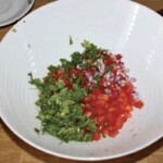 Salsa pomidorowa Pico de Gallo z kolendrą przygotowanie