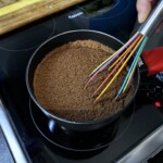 Ciasto mocno czekoladowe Sokolatopita pzygotowanie
