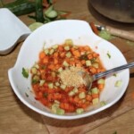 Sos słodko ostry z warzywami i kolendrą