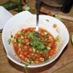 Sos słodko ostry z warzywami i kolendrą