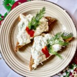 Tosty z krewetkami po szwedzku