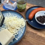 Zapiekanka z ryżem kurczakiem i warzywami składniki