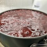 sernik chia z musem owocowym