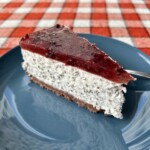 sernik chia z musem owocowym