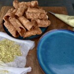 cannoli z kremem pistacjowym