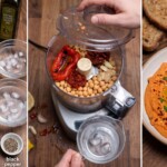 Hummus z ciecierzycy i harissy sposób przygotowania
