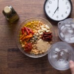 Hummus z ciecierzycy i harissy sposób przygotowania