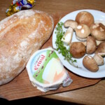 grzanki zapiekane z grzybami i serem brie składniki