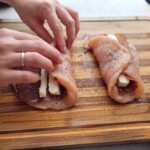roladka z kurczaka z szynką dojrzewającą i mozzarellą
